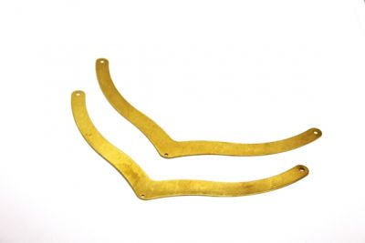14 cm AY MODELİ KOLYE, HAM PİRİNÇ - 2