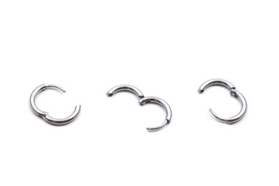 14 mm, ÇELİK KÜPE KANCASI, GÜMÜŞ RENK, 1. KALİTE KARARMAZ - 3