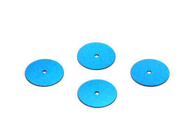 14 mm PLASTİK PUL PAYET, NAKIŞ PULU, DÖKME PUL, ORTADAN DELİK, TURKUAZ RENK - 2