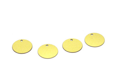 14 mm PLASTİK PUL PAYET, NAKIŞ PULU, DÖKME PUL, YAN DELİK, ALTIN RENK - 2