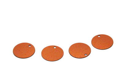 14 mm PLASTİK PUL PAYET, NAKIŞ PULU, DÖKME PUL, YAN DELİK, BAKIR RENK - 2