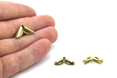 14.5 mm KİTAP KÖŞESİ, DEMİR SARI KAPLAMALI - 2