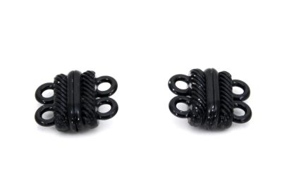 14x17 mm İKİLİ MIKNATISLI KLİPS, SİYAH KAPLAMA - 2