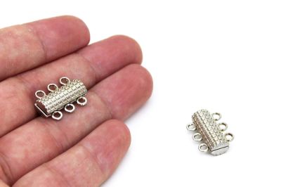 14x18 mm ÜÇLÜ MIKNATISLI KLİPS, NİKEL KAPLAMA - 2