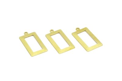 14x28 mm DİKDÖRTGEN DESENLİ PUL, HAM PİRİNÇ #1511H - 2