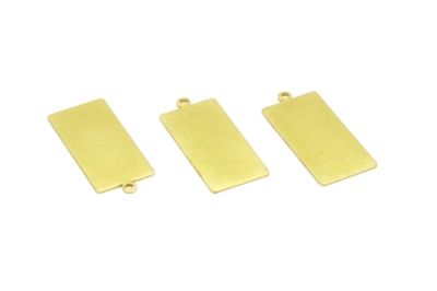 14x33 mm DİKDÖRTGEN DESENLİ PUL, HAM PİRİNÇ #1503H - 2