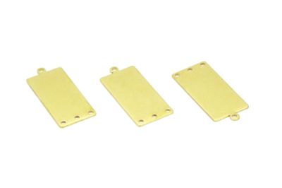 14x33 mm DİKDÖRTGEN DESENLİ PUL, HAM PİRİNÇ #1504H - 2