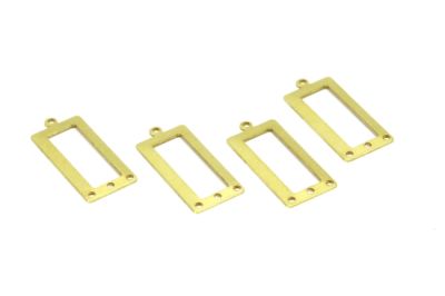 14x33 mm DİKDÖRTGEN DESENLİ PUL, HAM PİRİNÇ #1510H - 2