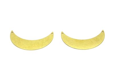 14x44 mm AY DESENLİ PUL, HAM PİRİNÇ #1431H - 2