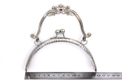 15 CM ÇANTA KULPU, NİKEL RENK, KOD-26 - 2