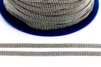 1.5 mm 4 SIRA TRAŞSIZ NİKEL TOP DORE ZİNCİR - 2