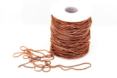 1.5 mm ROSE KAPLAMA BOX ZİNCİR, KÜP ZİNCİR - 2