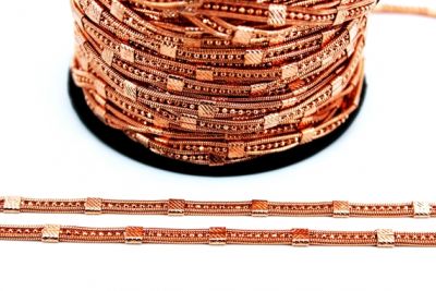 1.5 mm TRAŞLI ROSE TOP DORE ZİNCİR #SP145RS - 3