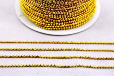1.5 mm TRAŞSIZ FREE SARI TOP DORE ZİNCİR - 2