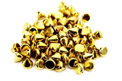 8 mm SİVRİ APOLET METALİZE, SARI KAPLAMA - 2