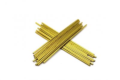 1.5x100 mm YUVARLAK DÜZ BORU, HAM PİRİNÇ - 2