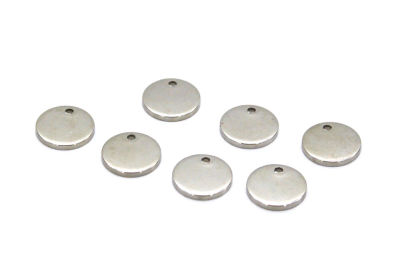 1.5x12 mm YUVARLAK TEK DELİK KALIN PUL, NİKEL KAPLAMALI PİRİNÇ #1288N - 2