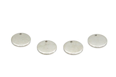 1.5x16 mm YUVARLAK TEK DELİK KALIN PUL, NİKEL KAPLAMALI PİRİNÇ #1286N - 2