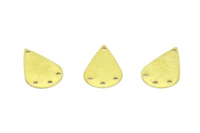 15x23 mm DAMLA DESENLİ PUL, HAM PİRİNÇ #1409H - 2