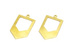 15x27 mm OK DESENLİ PUL, HAM PİRİNÇ #1721H - ERTÜRK