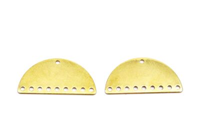 15x30 mm DESENLİ PUL, HAM PİRİNÇ #1734H - 2
