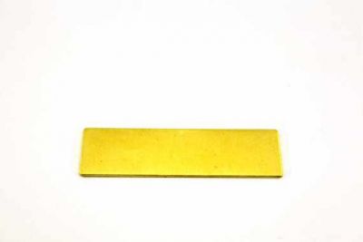 15x50 mm DİKDÖRTGEN DELİKSİZ PUL, HAM PİRİNÇ #994H-DELİKSİZ - 3