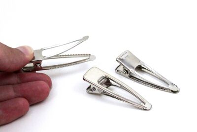 15x55 mm EPOKSİ TOKA APARATI, NİKEL KAPLAMA (5.5 CM SİVRİ EPOKSİ TOKA APARATI) - 3