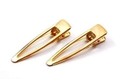 15x65 mm EPOKSİ TOKA APARATI, SARI KAPLAMA (6.5 CM SİVRİ EPOKSİ TOKA APARATI) - 2