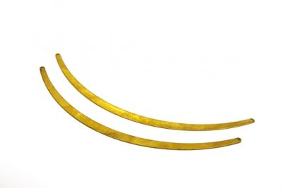 16 cm AY MODELİ KOLYE, HAM PİRİNÇ - 2