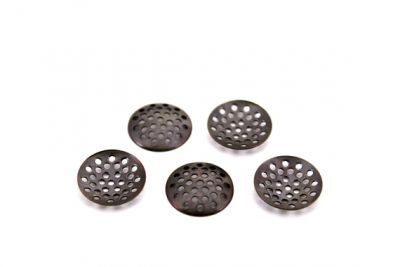 16 mm DELİKLİ SÜZGEÇ ANTİK SARI KAPLAMA, #375AS - 2