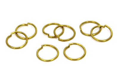 16 mm KALIN MONTAJ HALKASI, HAM PİRİNÇ #1266H - 2