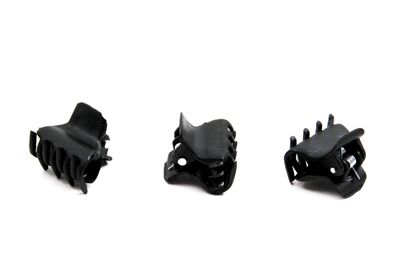 16 mm, PLASTİK MANDAL TOKA, SİYAH RENK - 2