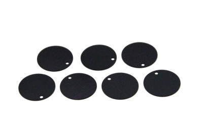16 mm PLASTİK PUL PAYET, NAKIŞ PULU, DÖKME PUL, YAN DELİK, SİYAH RENK - 2