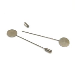 16 mm PUL, 6 cm İĞNE, YAKA İĞNE VE PİSTON TAKIMI, NİKEL KAPLAMA - 1