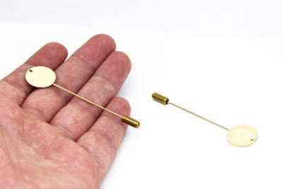 16 mm PUL, 6 cm İĞNE, YAKA İĞNE VE PİSTON TAKIMI, SARI KAPLAMA - 2