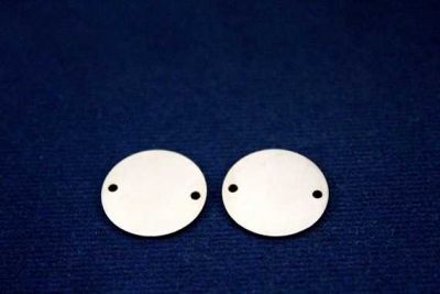16 mm YUVARLAK İKİ DELİK PUL, NİKEL KAPLAMA #65N - 2
