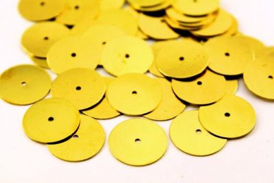 16 mm YUVARLAK ORTASI DELİK PUL, HAM PİRİNÇ #66H - 2