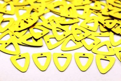 13,5x15 mm MERMİ DESENLİ TEK DELİK PUL, HAM PİRİNÇ #870-1H - 2