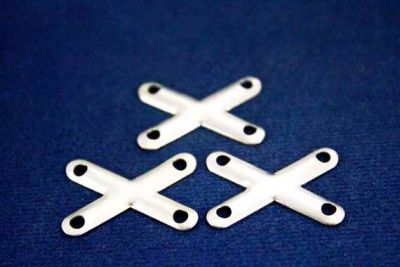 16x23 mm X DESENLİ PUL, NİKEL KAPLAMA #419N - 2