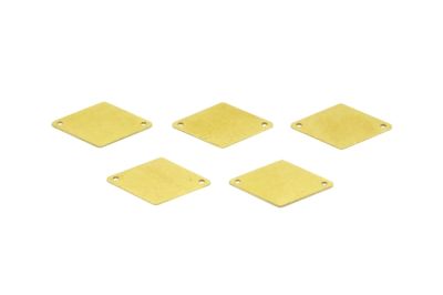 16x24 mm BAKLAVA DESENLİ PUL, HAM PİRİNÇ #1445H - 2