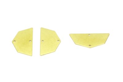 16x32 mm DESENLİ PUL, HAM PİRİNÇ #1393-2H - 2