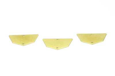 16x32 mm DESENLİ PUL, HAM PİRİNÇ #1393-2H - 3