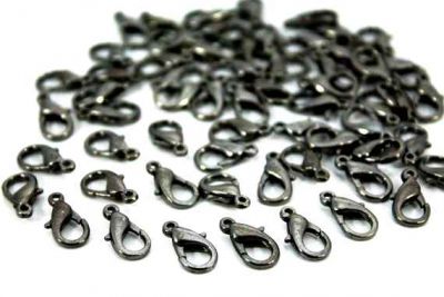 16x8 mm 504 PAPAĞAN KİLİT, SİYAH NİKEL KAPLAMA #174SN - 2