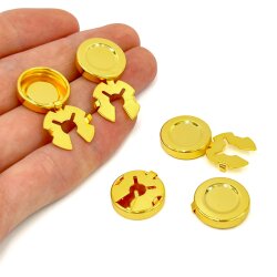 17.5 mm KOL DÜĞMESİ, LAK KAPLAMA - 2