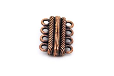 17x26 mm DÖRTLÜ MIKNATISLI KLİPS, BAKIR KAPLAMA - 2