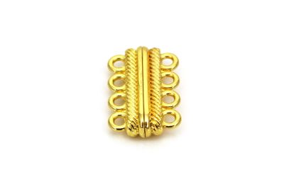 17x26 mm DÖRTLÜ MIKNATISLI KLİPS, SARI KAPLAMA - 2