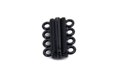 17x26 mm DÖRTLÜ MIKNATISLI KLİPS, SİYAH KAPLAMA - 2