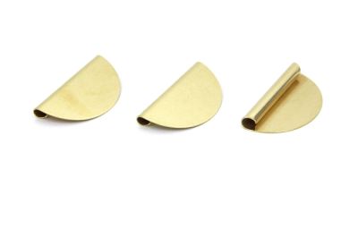 17x32 mm BORU KULPLU PUL, HAM PİRİNÇ #1491H - 2