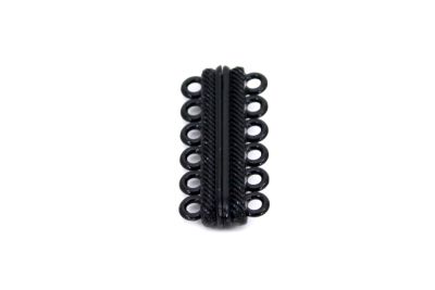 17x37 mm ALTILI MIKNATISLI KLİPS, SİYAH KAPLAMA - 2