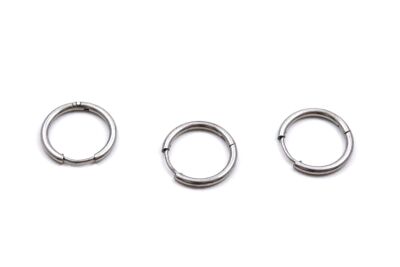 18 mm, ÇELİK KÜPE KANCASI, GÜMÜŞ RENK, 1. KALİTE KARARMAZ - 1